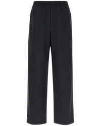 Jil Sander - Tech Fabric Wijde Broek - Lyst