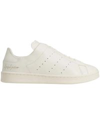 Y-3 - Schoenen ,Wit ,Leer Diagonal Stan Smith - Lyst