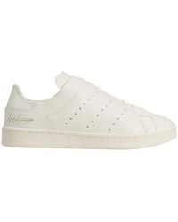 Y-3 - Schoenen ,Wit ,Leer Diagonal Stan Smith - Lyst