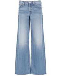 Mother - Jeans in cotone blu per donne - Lyst