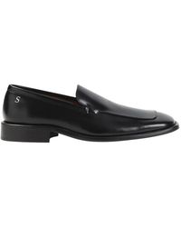 Acne Studios - Loafer Aus Gebürstetem Leder - Lyst