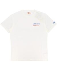 Mc2 Saint Barth - Weiße T-Shirts Und Polos Mit Stickerei - Lyst
