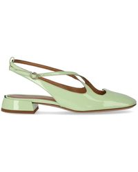 A. BOCCA - Pastellgrüne Lackleder Slingback-Pumpe - Lyst
