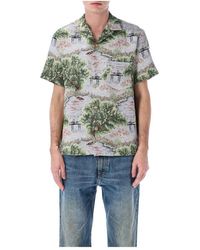 Portuguese Flannel - Park Tapestry Bowling Hemd - Lyst