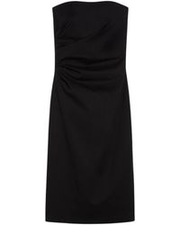 Max Mara - Kleedjes ,Zwart ,Elegante Korsetjurk Met Unieke Details - Lyst