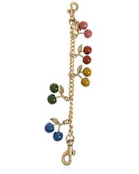 COACH - Tassen ,Grijs ,Cherries Motif Chain Bag Charm - Lyst