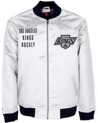 Mitchell & Ness - Jassen ,Wit ,Satijn Nhl Team Bomberjack Lichtgewicht Satijn - Lyst