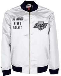 Mitchell & Ness - Jassen ,Wit ,Satijn Nhl Team Bomberjack Lichtgewicht Satijn - Lyst