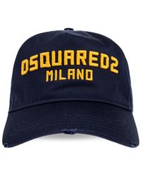 DSquared² - Accessoires ,Blauw ,Katoen Baseball Cap - Lyst