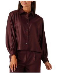 RUBY TUESDAY - Overhemden ,Rood ,Wol Rode Pelline Blouse Voor Herfst/Winter - Lyst