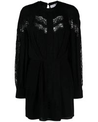 IRO - Kleedjes ,Zwart ,Casual Midi Jurk Belinda - Lyst