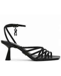 Steve Madden - Schoenen ,Zwart ,Leer Alarah Sandalen Met Hoge Hak - Lyst