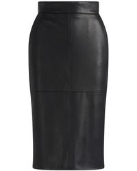 Elisabetta Franchi - Rokken ,Zwart ,Stijlvolle Mini Rok Gonna - Lyst