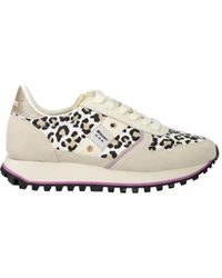 Blauer - Schoenen ,Veelkleurig ,Leer Sneakers - Lyst