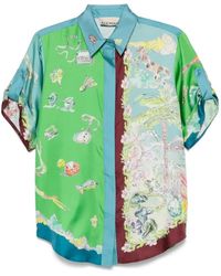 ALÉMAIS - Zijden Shirt - Lyst