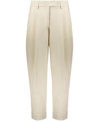 Moorer - Cropped Trousers - Lyst