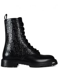 Diorcamp-enkellaars Zwart rubber en neopreen | DIOR