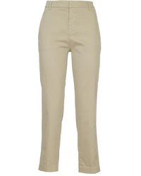 Dondup - Cropped Trousers - Lyst
