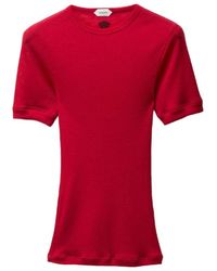 Versace - Wool Top With Short Sleeves - Lyst