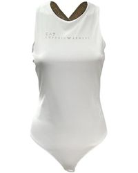 EA7 - Tops ,Wit ,Witte Basic Tops 7W000338Af 12625U0002 - Lyst