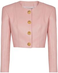 Balmain - Leather Jackets - Lyst