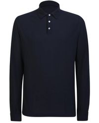 Zanone - Polo Met Lange Mouwen - Lyst