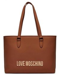 Love Moschino - Stilvolle Einkaufstasche Mit Reißverschluss - Lyst