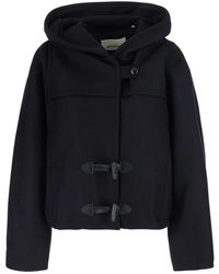 Isabel Marant - Denim Jas Met Distress Details - Lyst
