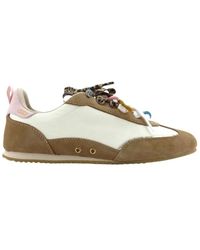 Serafini - Sneaker Aus Leder Und Stoff - Lyst