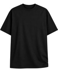 Low Brand - Tops ,Zwart ,Logo Jersey Elast - Lyst