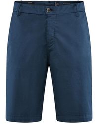 Bomboogie - Katoenen Bermuda Shorts Met Micro-Print - Lyst
