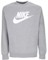 Nike - Graphic crewneck sweatshirt sportswear club - Lyst
