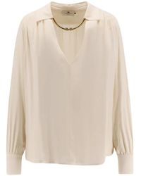 Elisabetta Franchi - Blouses - Lyst