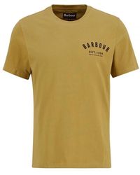 Barbour - Tops ,Groen ,Katoen Preppy Tee Mts 0502 - Lyst