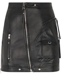 RED Valentino - Leather Skirts - Lyst