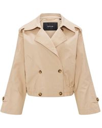 Opus - Hedie Short Trench Jacket - Lyst