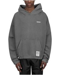 Satisfy - Hoodies & Sweatvesten ,Grijs ,Sweatshirt - Lyst