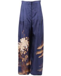 Max Mara - Pantalone Lungo Msemappa - Lyst