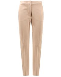 Max Mara - Broeken Broek Met Rechte Pijpen En Elastische Taille - Lyst