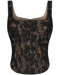 Self-Portrait - Sleeveless Tops - Lyst