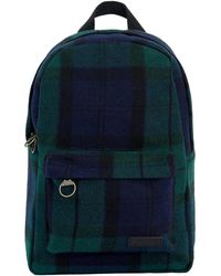 Barbour - Blauer rucksack mit schwarzem uhrendesign - Lyst