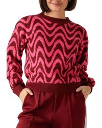 Ydence - Rosa Gestrickter Sweater Blaise - Lyst