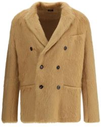 Tom Ford - Double-Breasted Kasjmier En Mohair Jas - Lyst