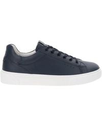 Nero Giardini - Schoenen ,Blauw ,Leer Leren Fashion Sneakers - Lyst