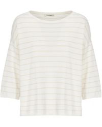Kangra - Truien & Vesten ,Wit ,Katoen Cashmere Cotton Sweater - Lyst