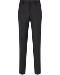 HUGO - Broeken ,Zwart ,Leer H-Lenon-B1 Regular Fit Pantalon - Lyst