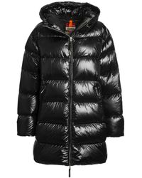 Parajumpers - Zwarte Donsjas Met Capuchon - Lyst