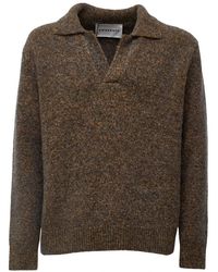 Amaranto - Polo-Strickpullover - Lyst