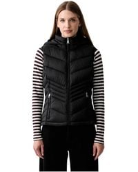 DKNY - Gewatteerd Vest Met Capuchon - Lyst
