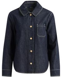 Max Mara - Overhemden ,Blauw ,Denim Smmenfasi Denim Shirt - Lyst